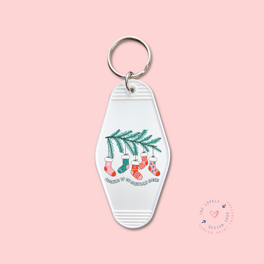 Stocking Up -  Keychain UV DTF Decal - Oct 8