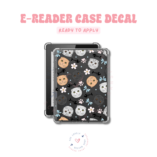Scottish Fold Cat - UV DTF E-Reader Decal - Feb 24