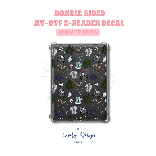 Twilight Baseball - UV DTF E-Reader Decal - Sep 15