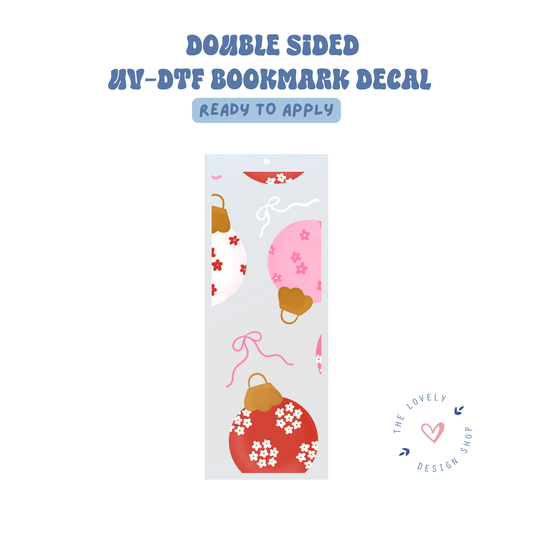 Ornaments - UV DTF Bookmark Decal - Sep 15