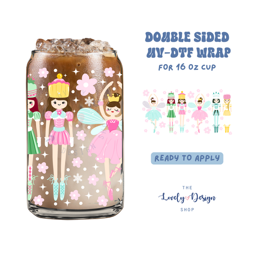 Nutcracker Parade - UV DTF 16 oz Libbey Cup Wrap - Aug 27