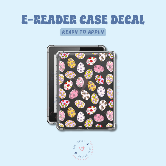 Pattern Eggs - UV DTF E-Reader Decal - Feb 19