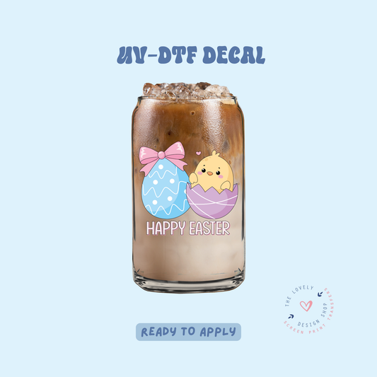 Easter Eggs - UV DTF Cup Decal - Feb 19