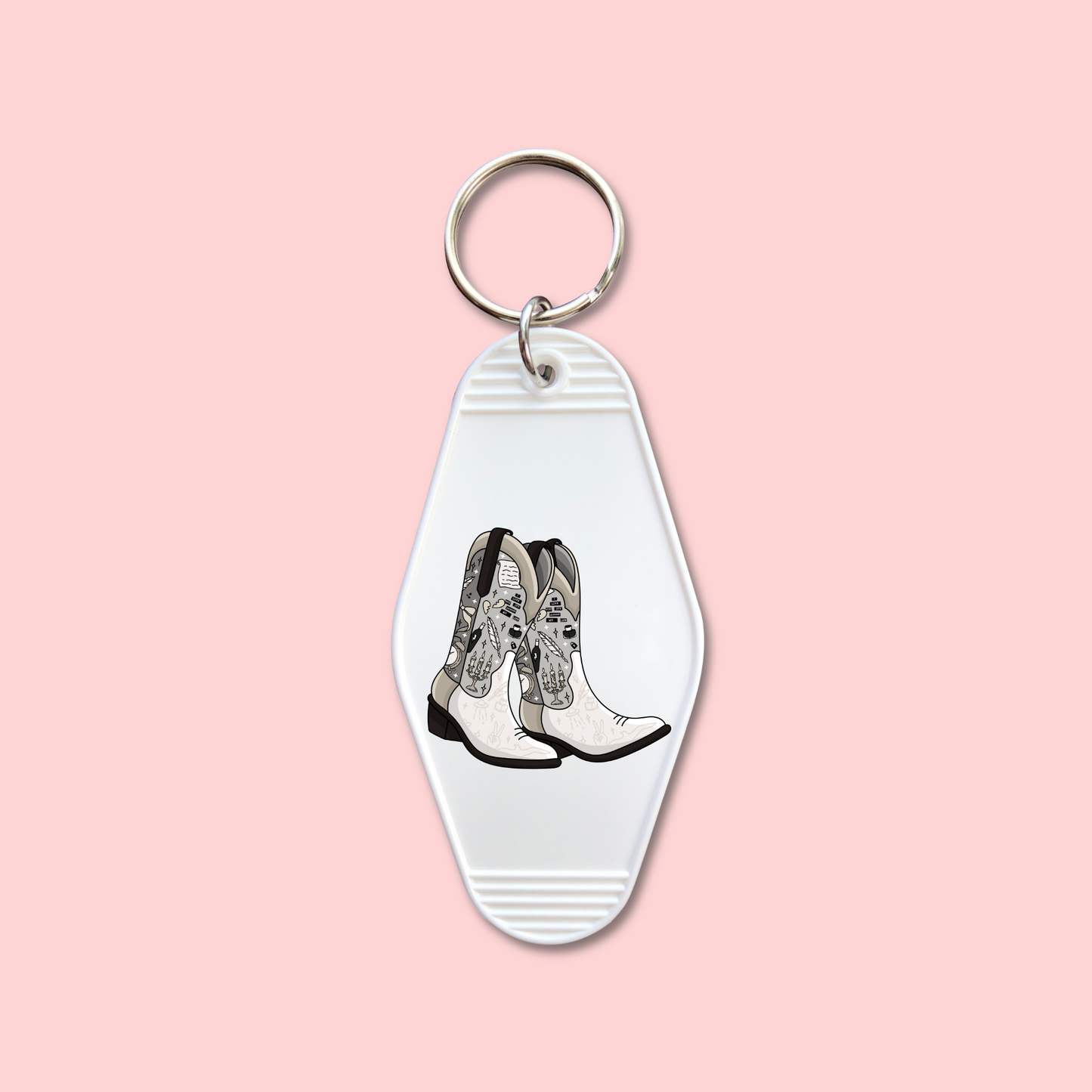 Tortured Cowgirl Boots (Set of 5) -  Keychain UV DTF Decal - July 15