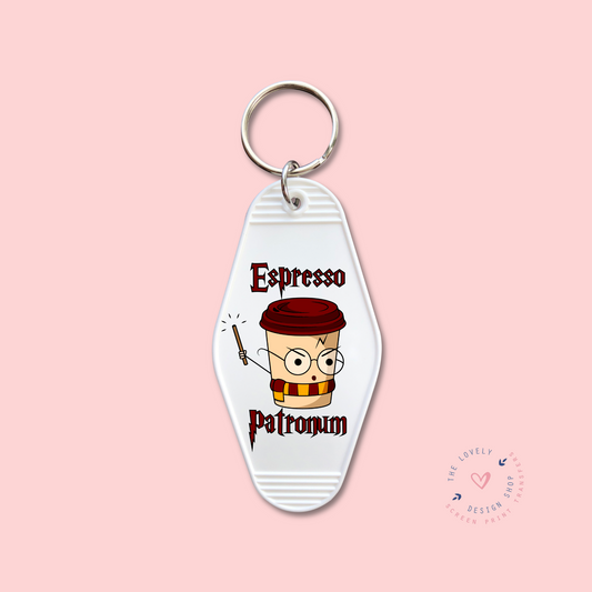 Espresso Patronum -  Keychain UV DTF Decal - Nov 12