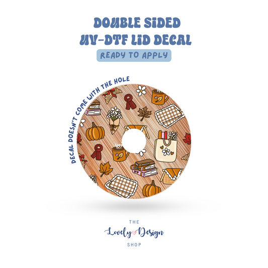Fall Picnic - UV DTF Lid Decal - Aug 8