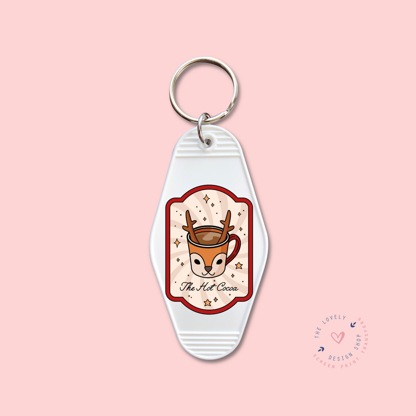 The Hot Cocoa Label  -  Keychain UV DTF Decal - Sep 30