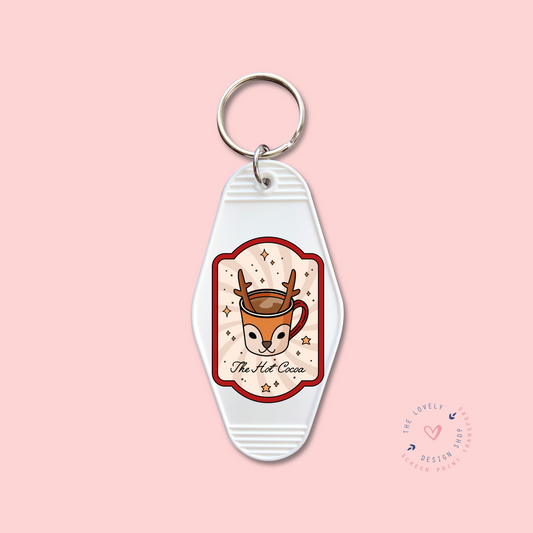 The Hot Cocoa Label  -  Keychain UV DTF Decal - Sep 30