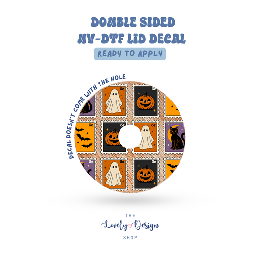 Halloween Stamps - UV DTF Lid Decal - Aug 27