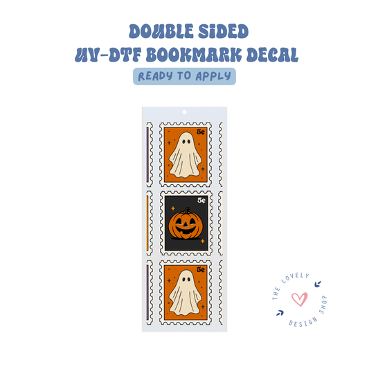 Halloween Stamps - UV DTF Bookmark Decal - Aug 27