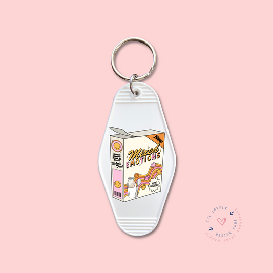 Mixed Emotions Cereal -  Keychain UV DTF Decal - Dec 2