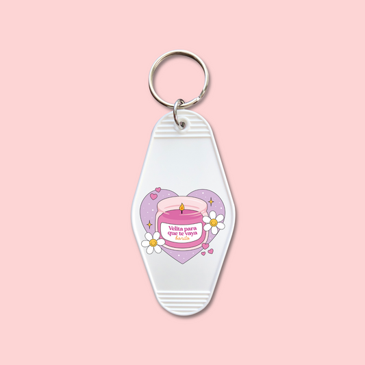 Velita Para Que Te Vaya Bonito -  Keychain UV DTF Decal - July 22
