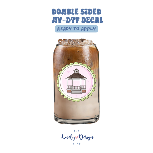 Stars Hollow Gazebo Label - UV DTF Cup Decal - Sep 15