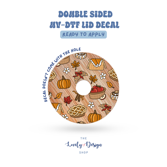 Fall Treats - UV DTF Lid Decal - Aug 8