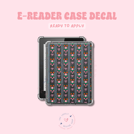 Summer Florals - UV DTF E-Reader Decal - Apr 23