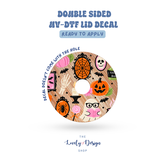 Witchy Boo Crew - UV DTF Lid Decal - Aug 27
