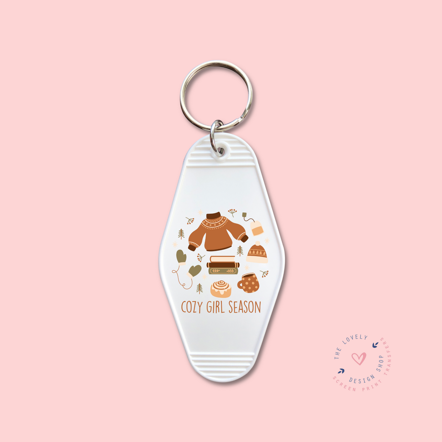 Cozy Girl Season -  Keychain UV DTF Decal - Oct 15