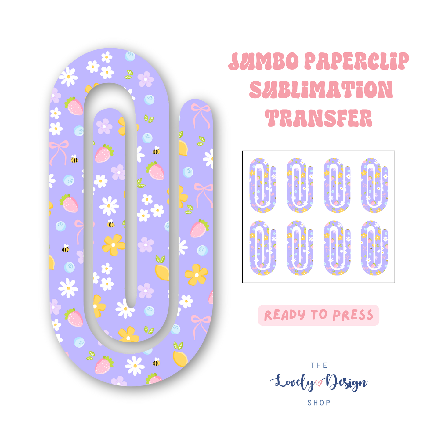 Fruity Floral - Sublimation Transfers