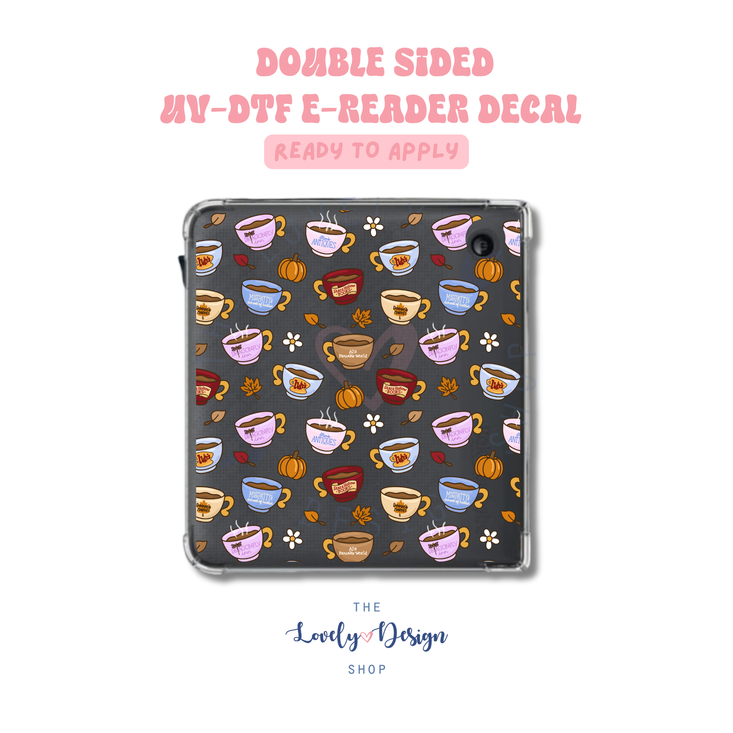 GG Mugs - UV DTF E-Reader Decal - July 24