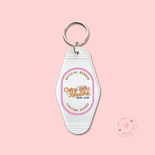 Coffee Readers Book Club -  Keychain UV DTF Decal - July 29