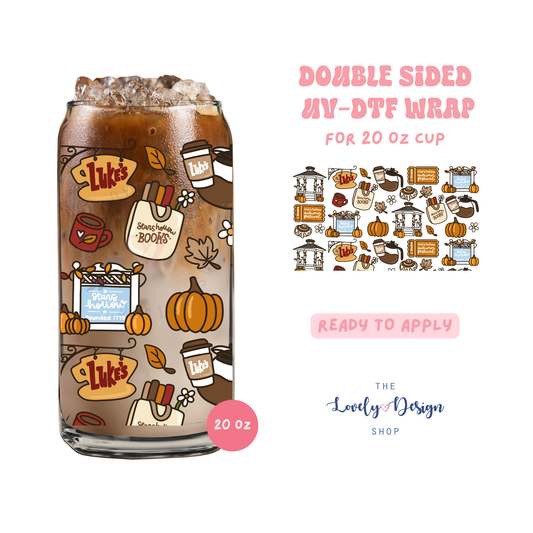 GG Show Autumn Festival - UV DTF 20 oz Libbey Cup Wrap - Aug 8