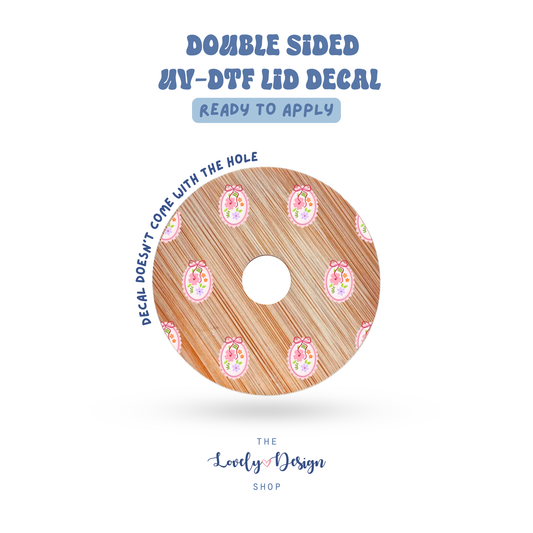 Flower Frames - UV DTF Lid Decal - Aug 8