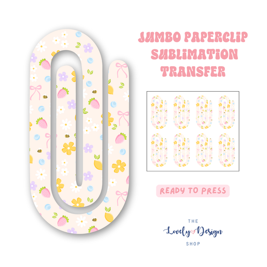 Fruity Floral - Sublimation Transfers