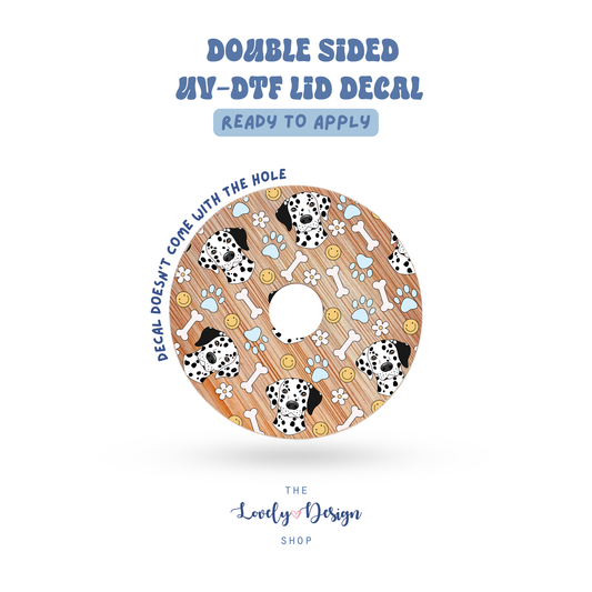 Dalmatian - UV DTF Lid Decal - Aug 27