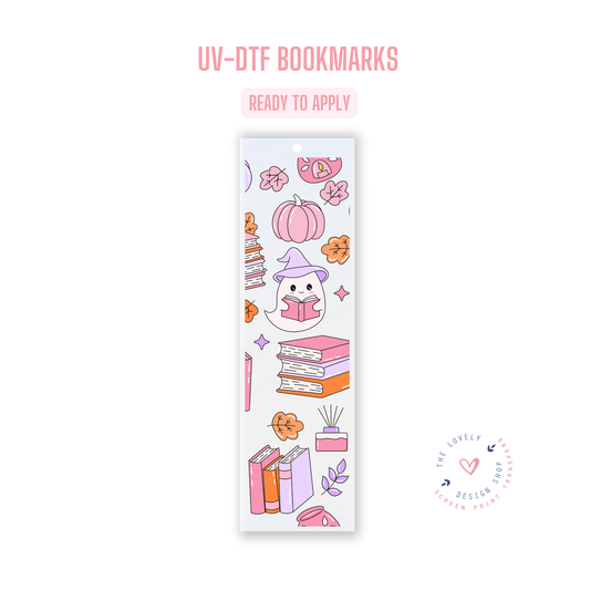 Cutesy Bookish - UV DTF Bookmark Decal - Oct 15