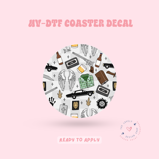 Supernatural - UV DTF Coaster Decal - Jun 11