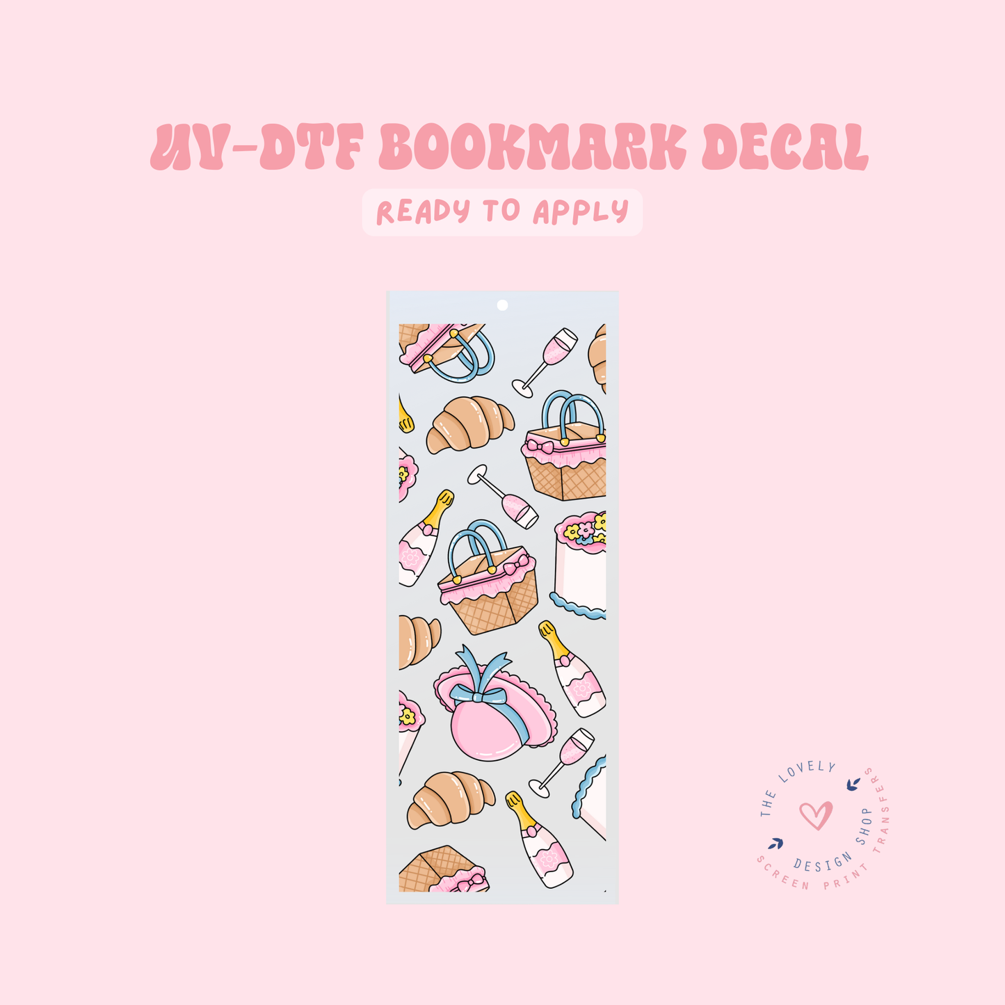 Picnic Days - UV DTF Bookmark Decal - Feb 19