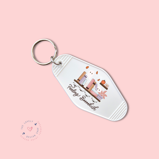 Feeling Bookish -  Keychain UV DTF Decal - Aug 19