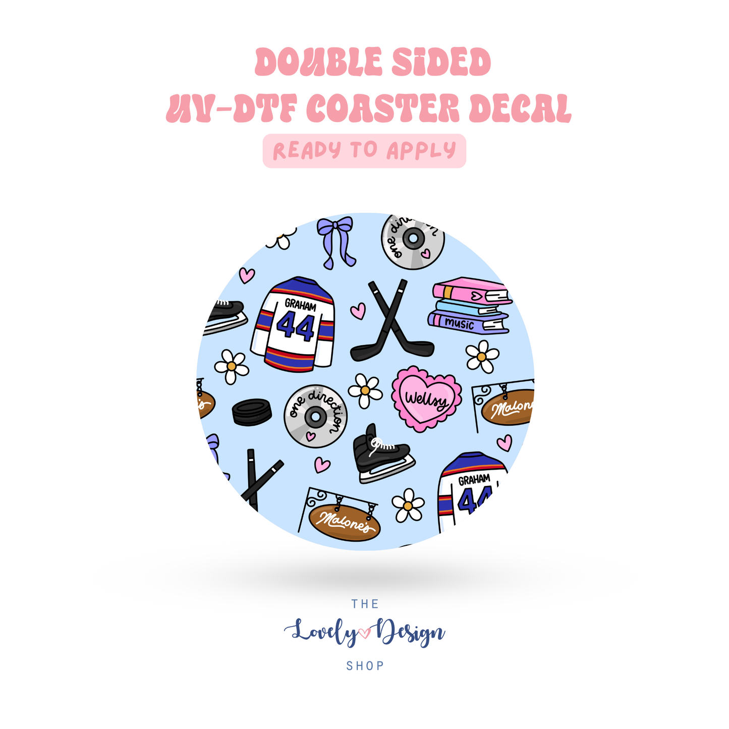 Campus Life 2 - UV DTF Coaster Decal - May 10
