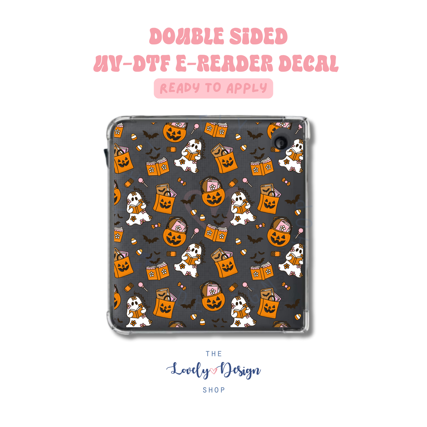 Bookish - UV DTF E-Reader Decal - July 24