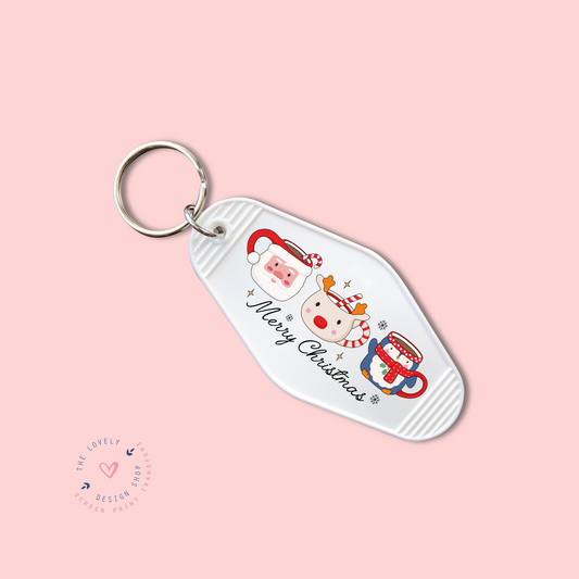 Christmas Ceramic Mugs -  Keychain UV DTF Decal - Sep 23
