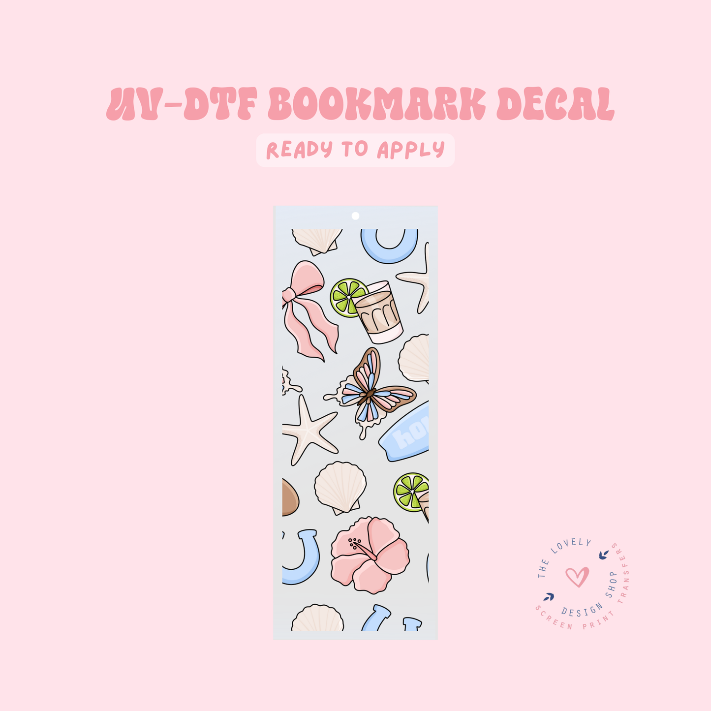 Howdy Coastal Cowgirl - UV DTF Bookmark Decal - Apr 23
