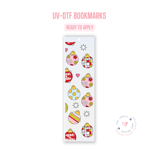 Baubles - UV DTF Bookmark Decal - Sep 23