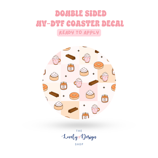 Cinnamon - UV DTF Coaster Decal - Aug 27