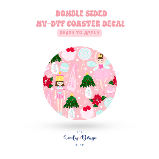 Nutcracker Ballerina - UV DTF Coaster Decal - Aug 27