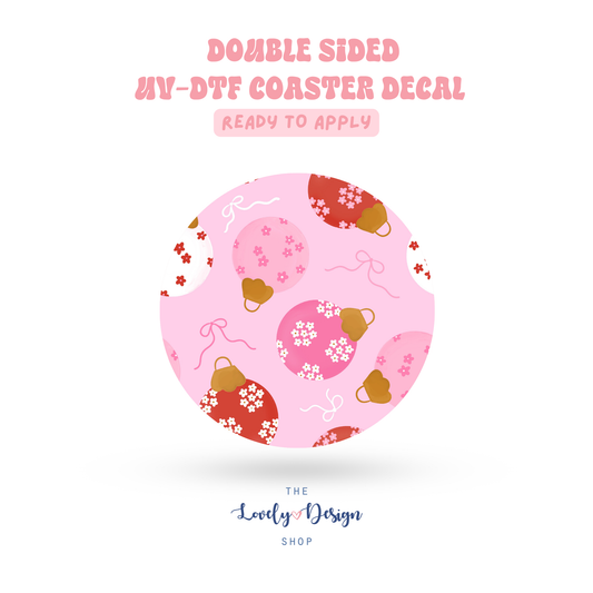 Ornaments - UV DTF Coaster Decal - Sep 15