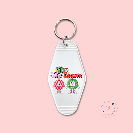 Tis The Season With Characters -  Keychain UV DTF Decal - Oct 15