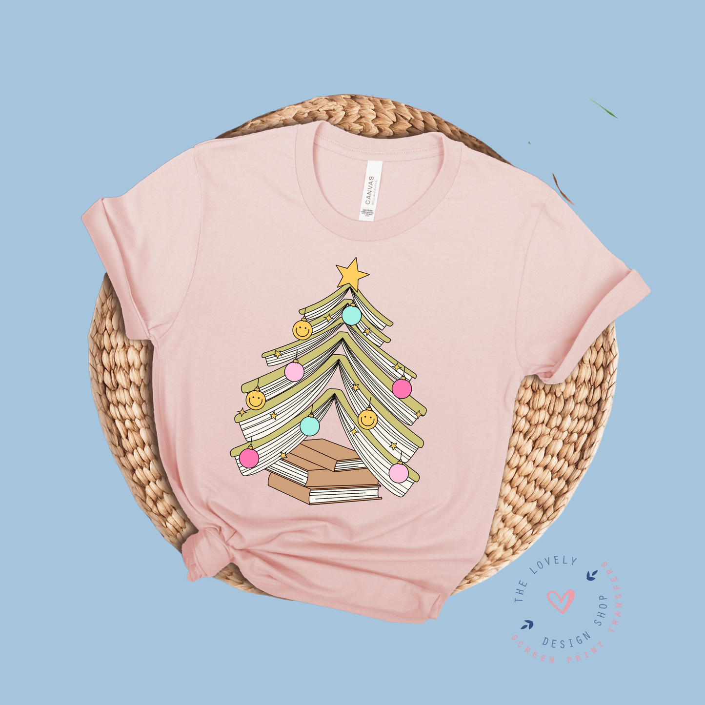 Booked Tree - FULL COLOR DTF TRANSFER - Oct 5th\