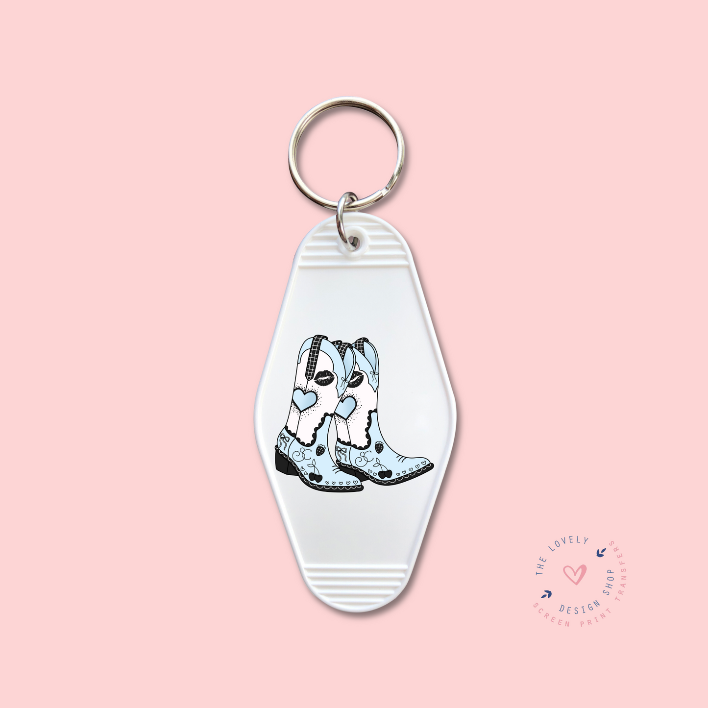Short And Sweet - Blue -  Keychain UV DTF Decal - Nov 12