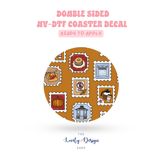 GG Show Stamps - UV DTF Coaster Decal - Aug 8