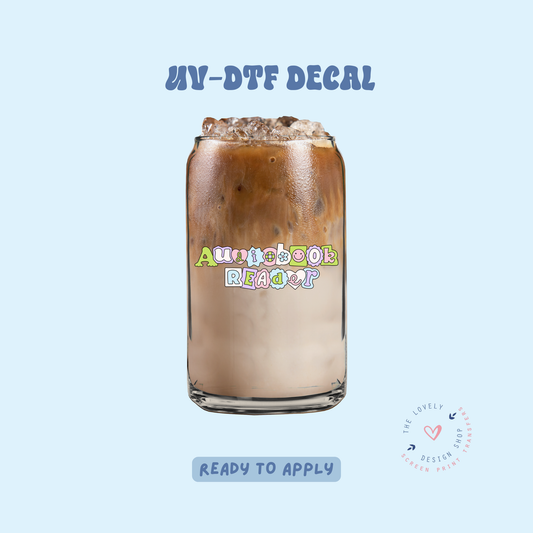 Audiobook Reader - UV DTF Cup Decal - May 2