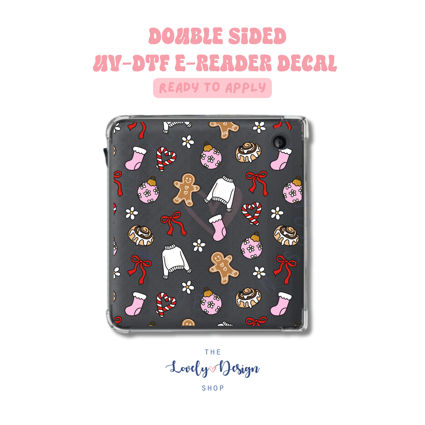 Merry Girlie - UV DTF E-Reader Decal - Sep 15