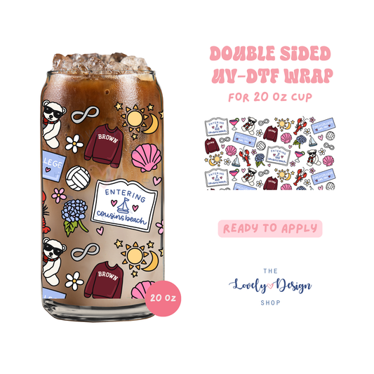 TSITP 2 - UV DTF 20 oz Libbey Cup Wrap - Aug 8