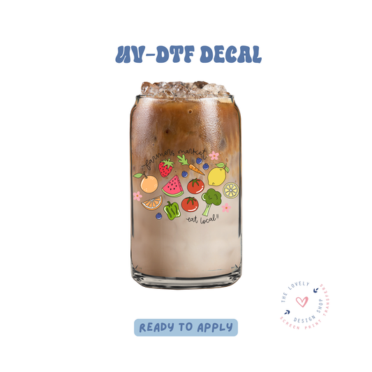Farmers Market - UV DTF Cup Decal - Jan 27