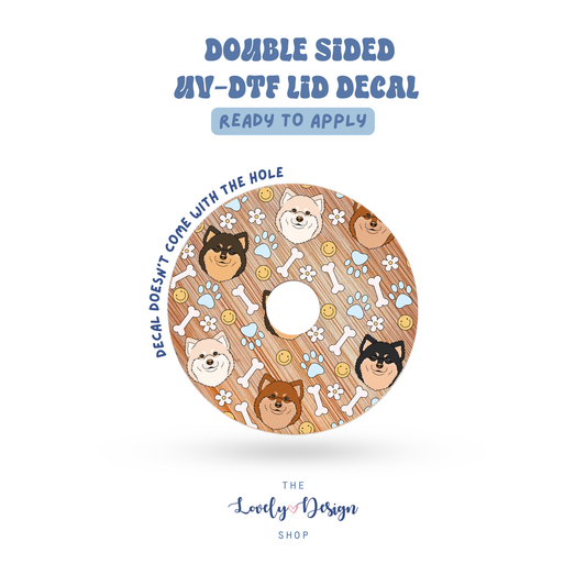 Lap Dog - UV DTF Lid Decal - Aug 27