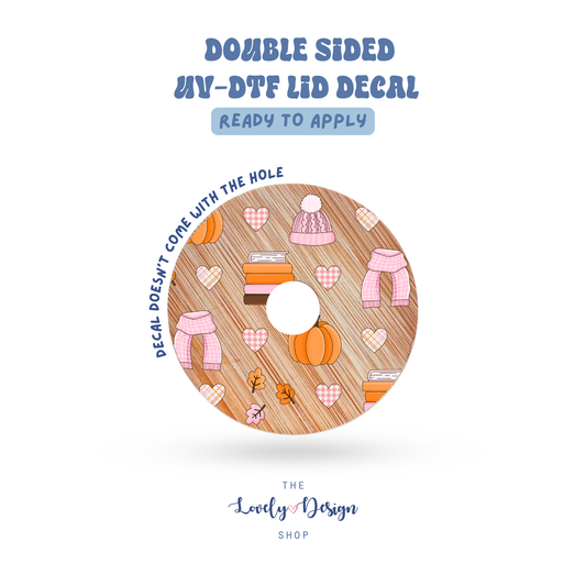 Autumn Girlie - UV DTF Lid Decal - Aug 27